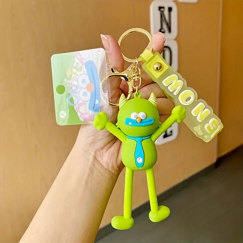 Fashion Keychain For Men, Resin Keychain, Cute Cartoon Funny Characters Metal Key Ring For Men -Z3 \ E0209608 - Image 2