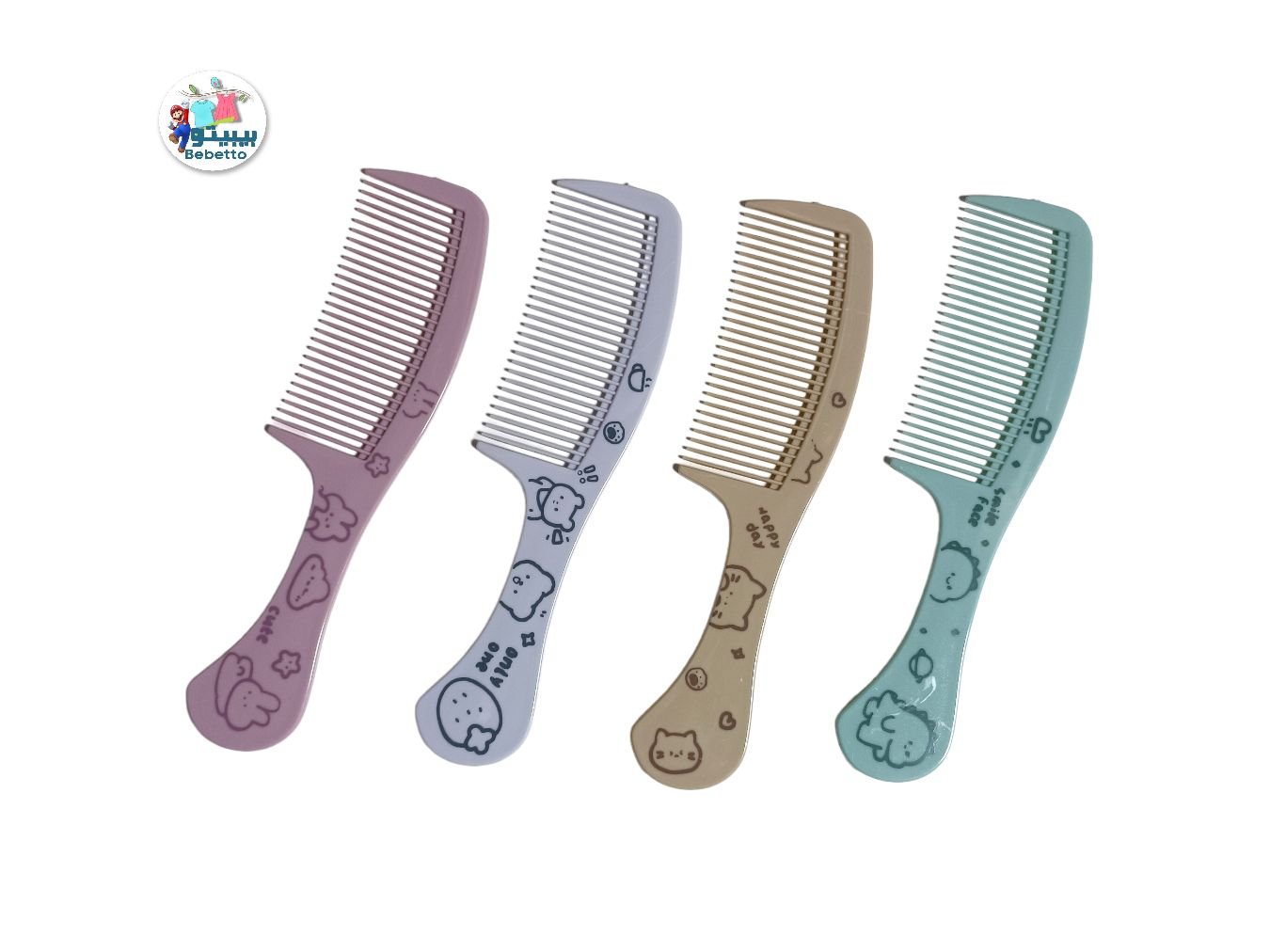 GIRLS & WOMAN HAIR COMB -D3 \ E502738 - صورة 2