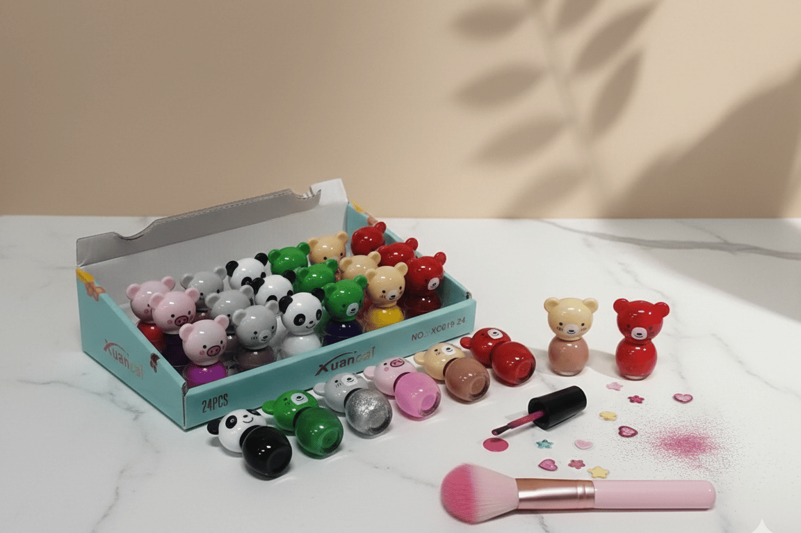One-piece animal-shaped children's nail polish by the brand Xuancai D42 \ 6971260890196 - Image 1