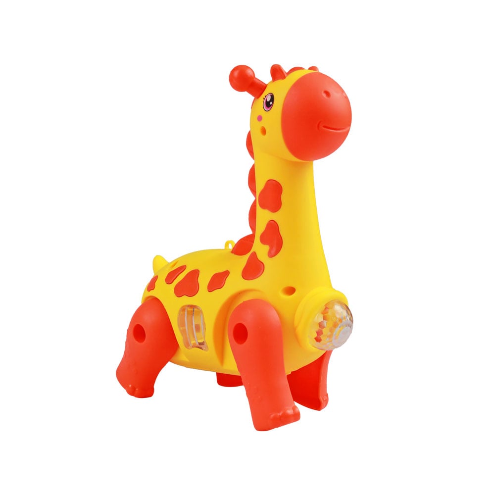 Battery operated light up toys led flashing dancing giraffe sensory baby toys with music -F34 \ E091121 - Image 4