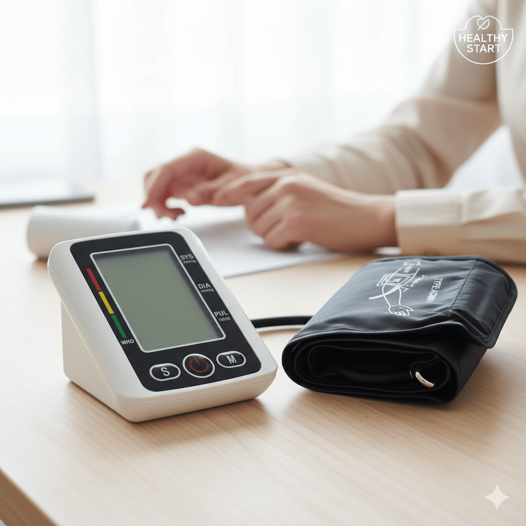 Automatic Digital Blood Pressure Monitor with Large Display and Easy One-Touch Operation With Voice Function  D3 \ G011599  - Image 1