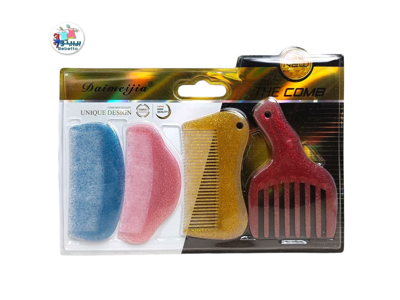 Daimeijia 4 Pcs Hair Comb For Girls & Woman D28 \ 6970018550412 - Image 1
