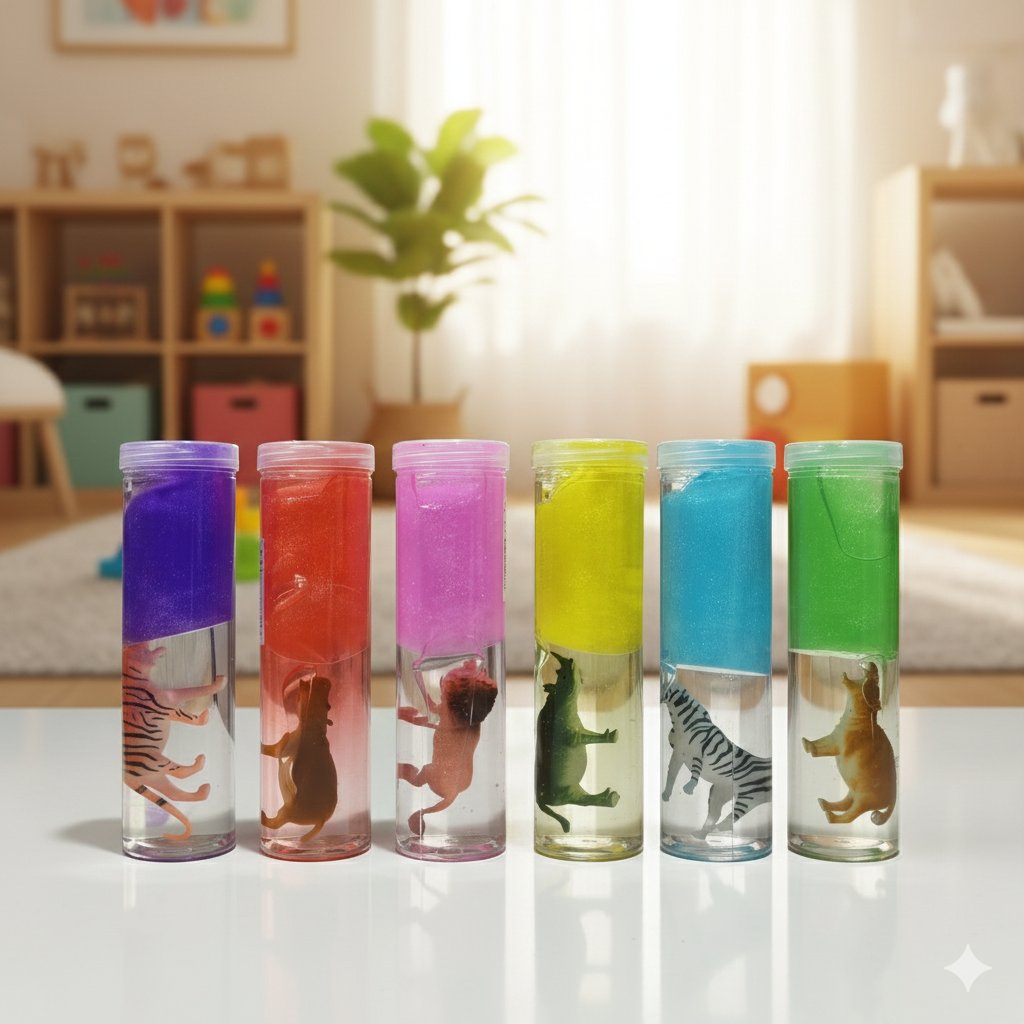 1Pcs Deluxebase GooPotz, which are sensory slime toys featuring animal figures F22 \ F1203193 - Image 1