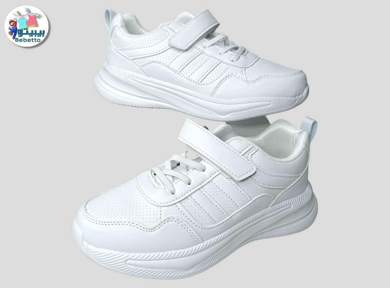 Shoes 1pair White Color Sneakers for SCHOOL Z59 \ F829156 - Image 1