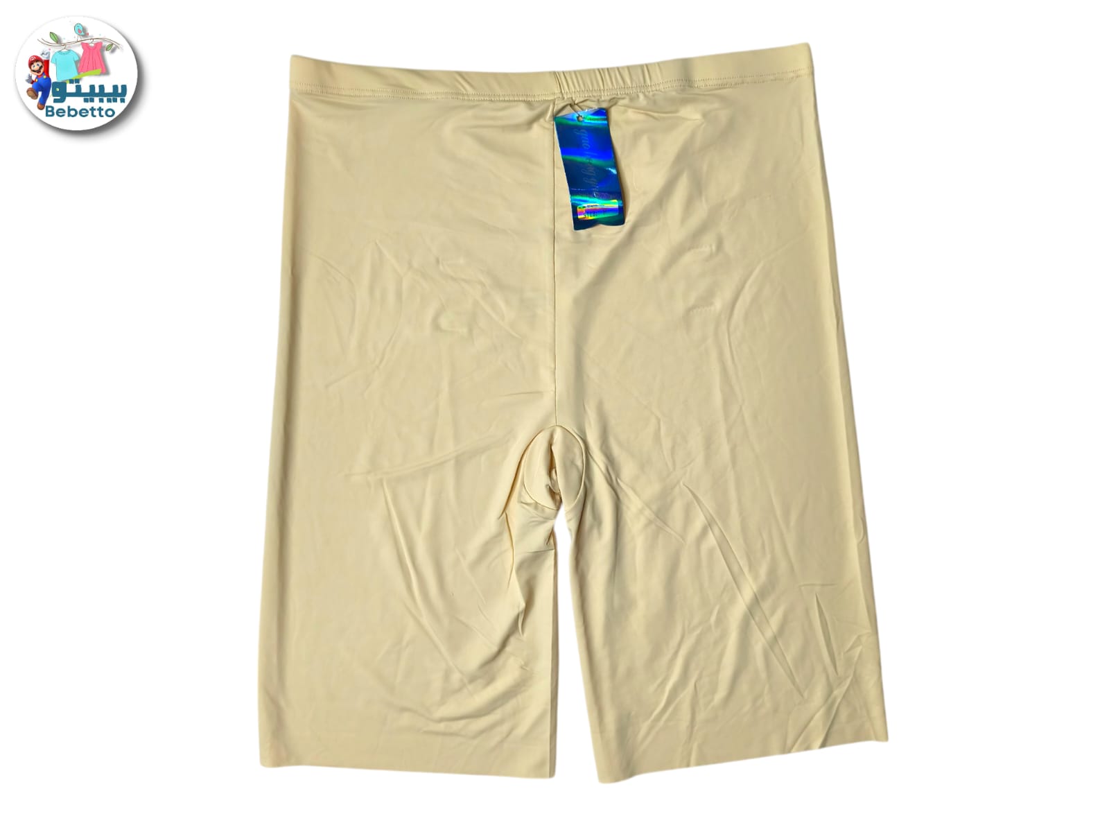Bebetto seamless high-waist safety shorts or shapewear made from ice silk fabric Free size 600A \ F1207142 - Image 1