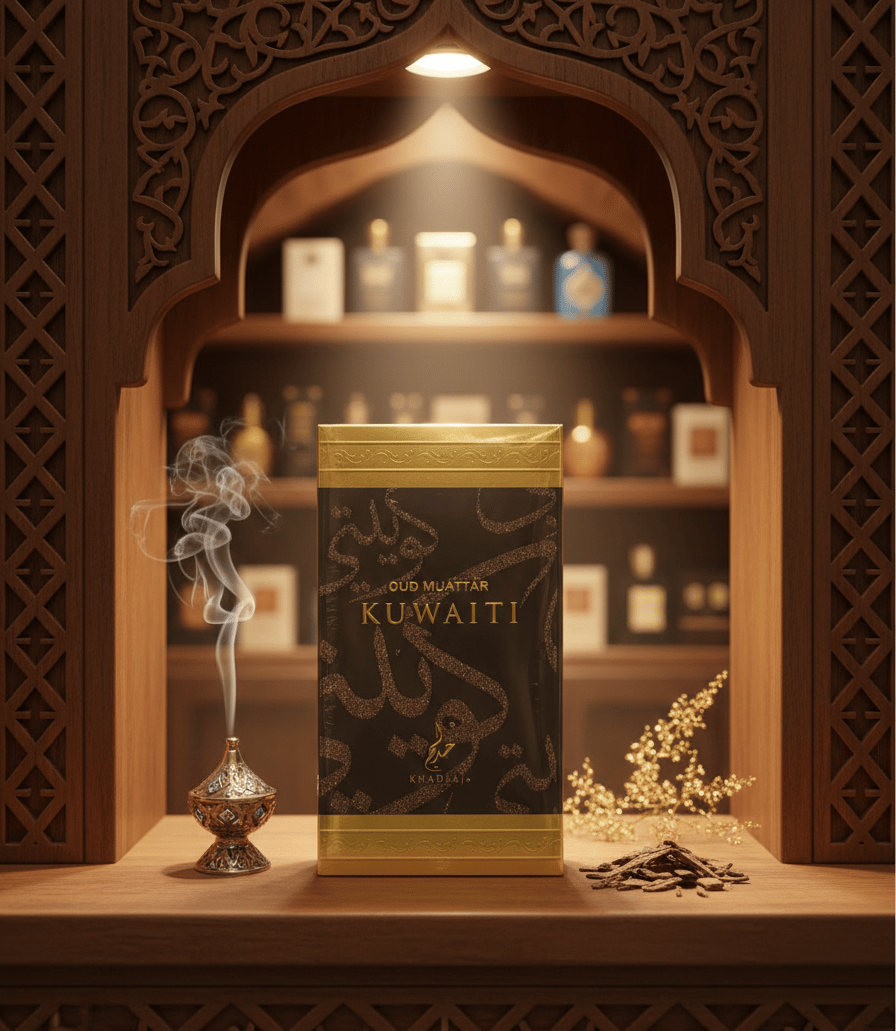 Khadlaj Oud Muattar, a luxurious bakhoor incense designed to fill spaces with rich, authentic Arabic fragrances.  Product Type: Oud Muattar (incense wood chips infused with aromatic oils) 1450 \ 6291107977287 - Image 1