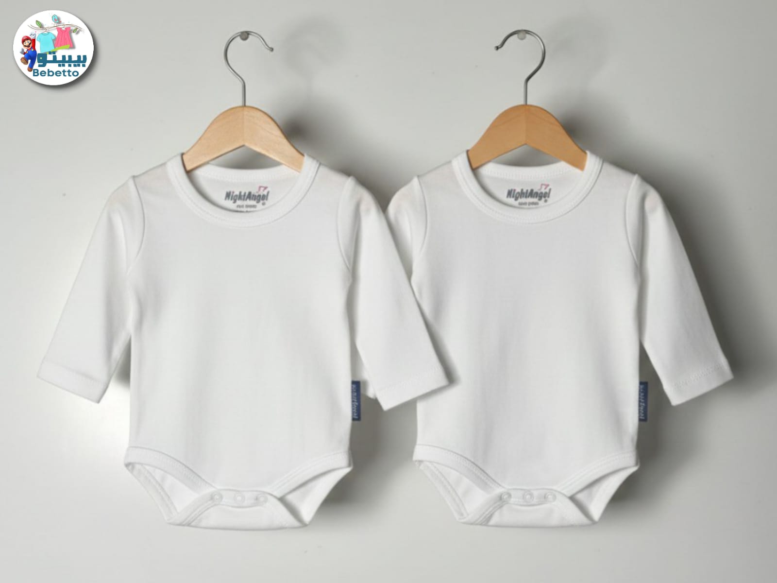 Bebetto long-sleeve bodysuit made of soft, breathable cotton 400C \ F1209931 - Image 1