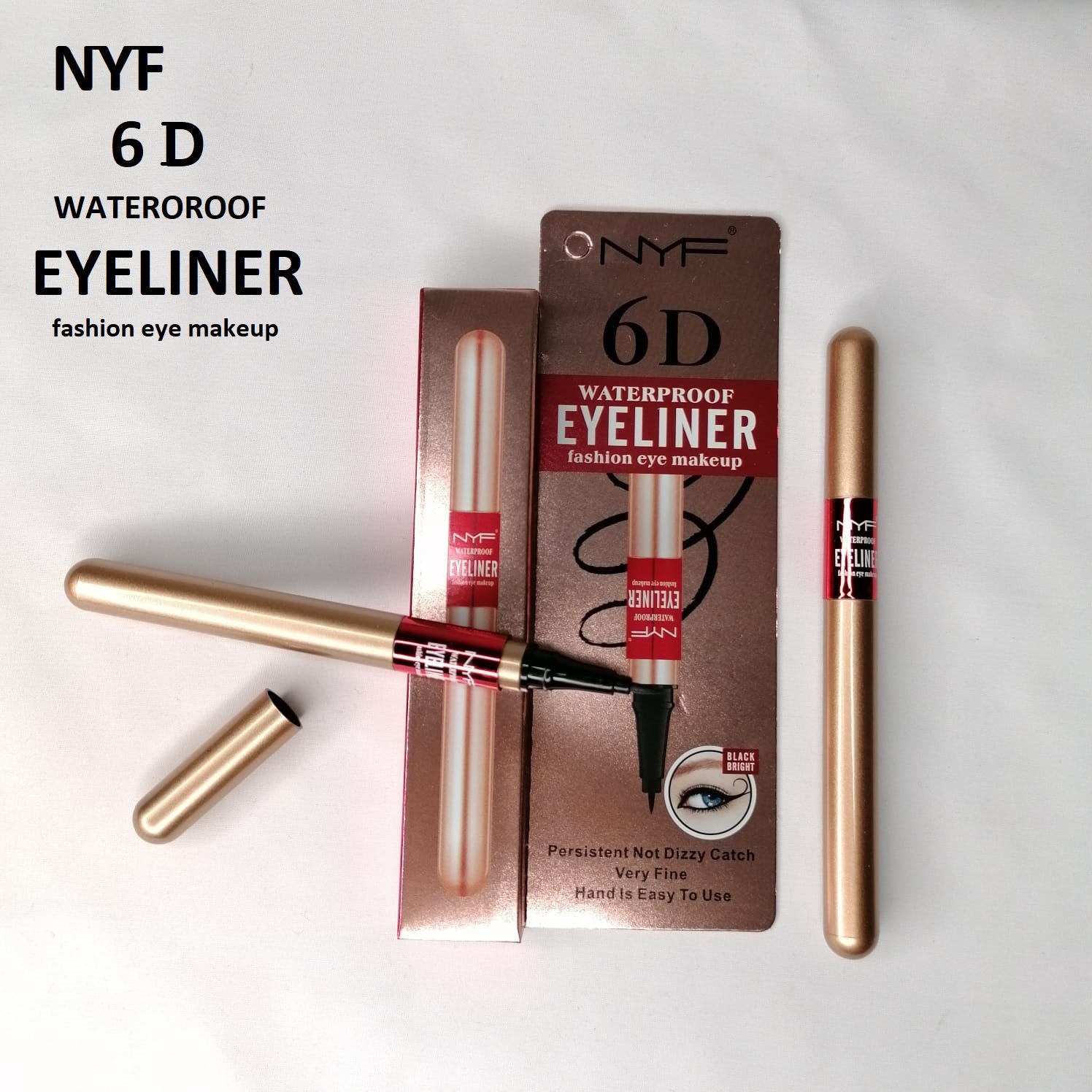 NYF 6D WATERPROOF EYELINER FASHION EYE MAKEUP -D23 \ 6972290985401 - Image 1