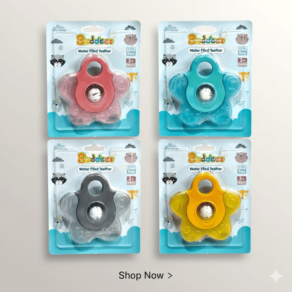 Buddees Water Filled Teethers B7 \ 8859140160196 - صورة 1