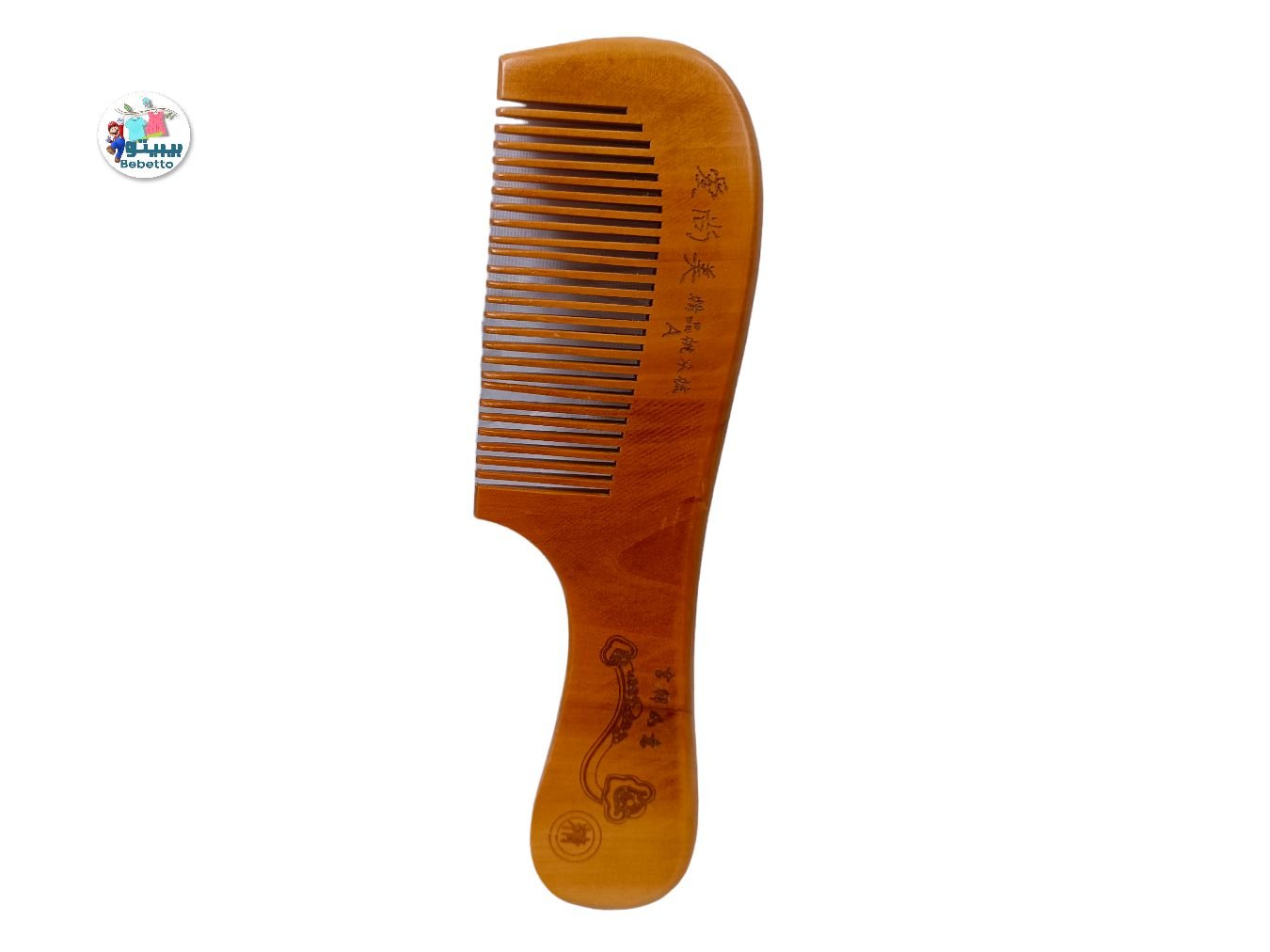 Handmade Wooden Hair Comb Wooden Wide teeth fine teeth Natural Handmade Green Sandalwood Wide Tooth Comb -D14 \ 6937519400882 - Image 5