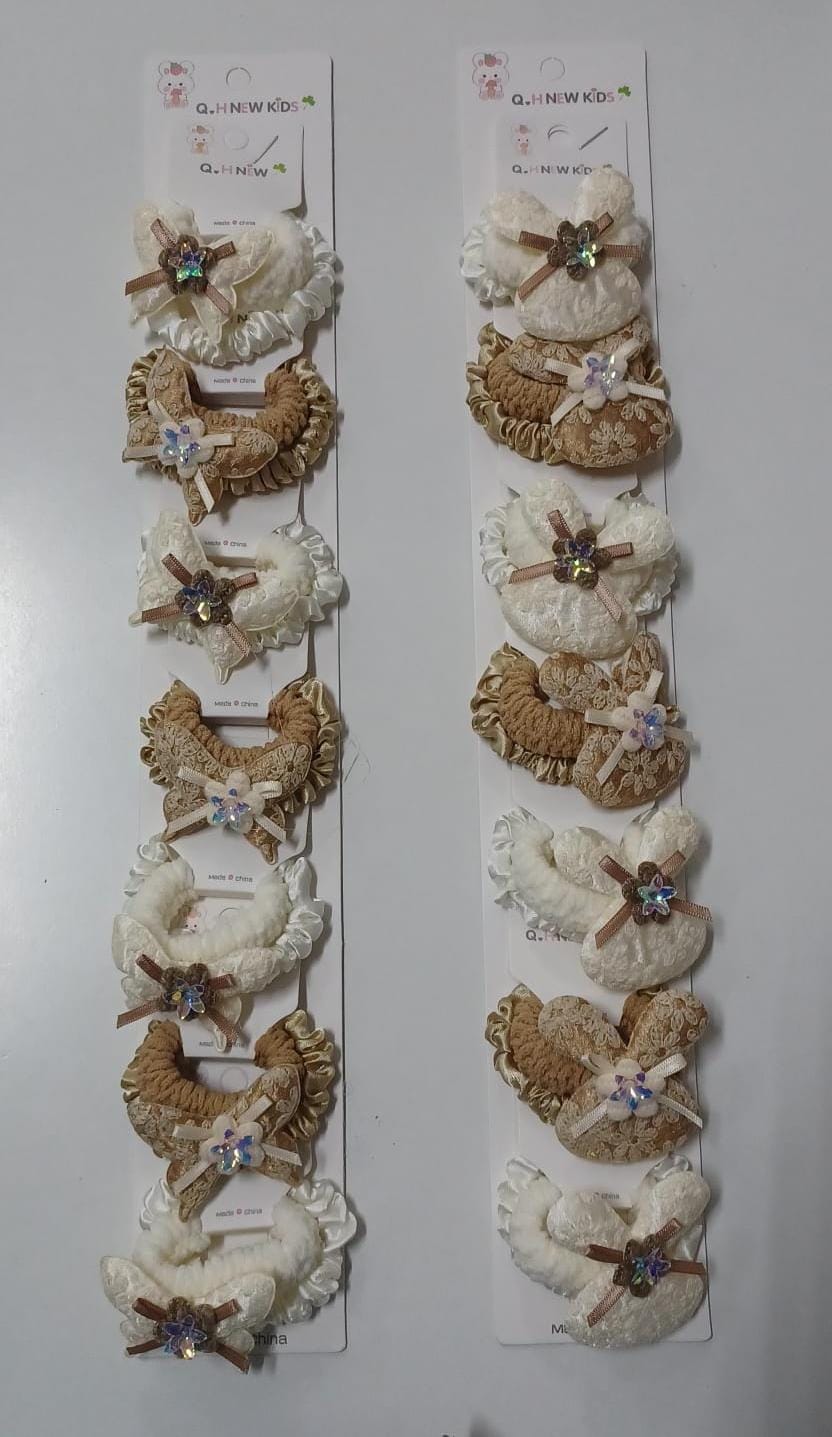 fabric flower hair clips C9 \ G020930 - Image 1