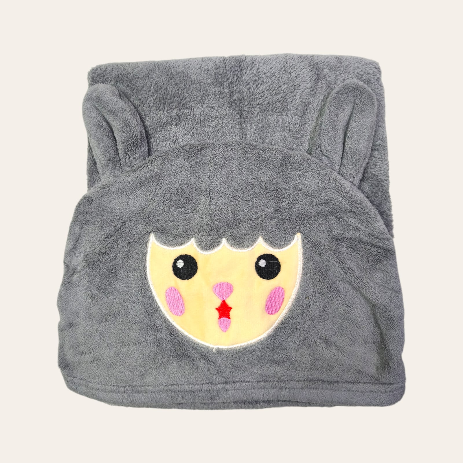 1pc Children's Bath Towel Cartoon Pattern Hooded Bathrobe Absorbent Kids' Bath Towel 1000A \ E072509 - صورة 4