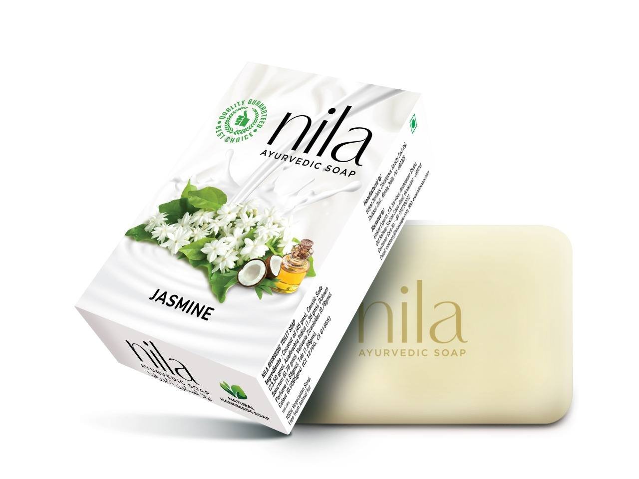 Nila Jasmine Ayurvedic Soap 75g E41 \ 8908004811054 - Image 2