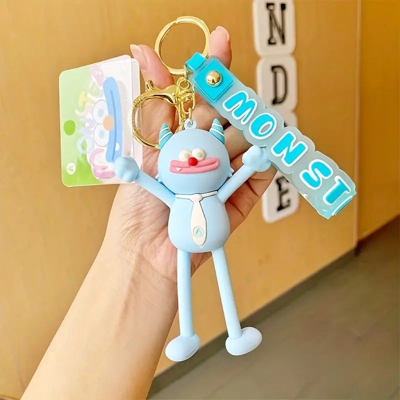 Fashion Keychain For Men, Resin Keychain, Cute Cartoon Funny Characters Metal Key Ring For Men -Z3 \ E0209608 - Image 2