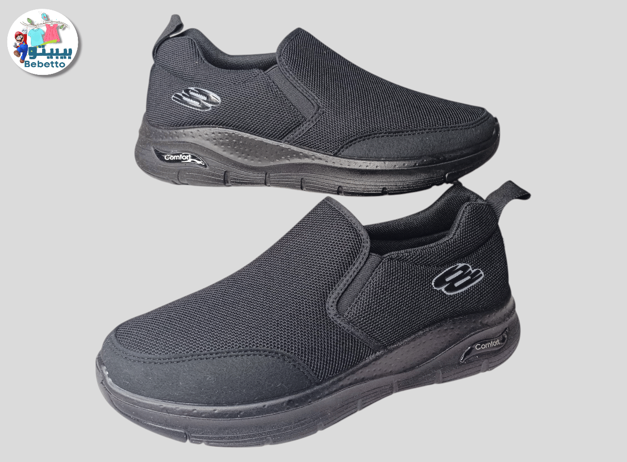 Shoes Slip-On 1pair Black Color for Boys And Girls Z58 \ F824146 - Image 1