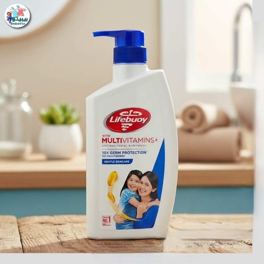 Lifebuoy Antibacterial Body Wash, specifically the Mild Care variant with Multivitamins. D43 \ 8999999001414 - Image 1