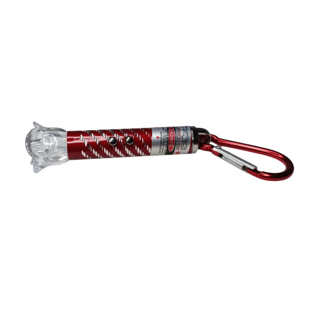2in1 LED Flashlight With 5mW Red Laser Pointer D11 \ F010283 - Image 3