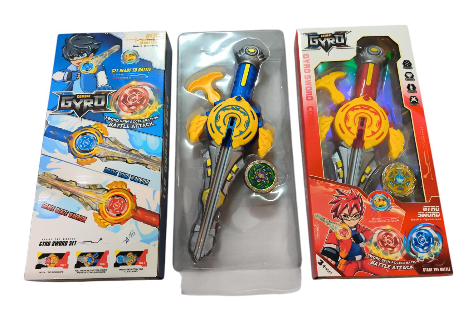 Infinity Nado battling top toy set with a sword-shaped launcher F17 \ G010992 - Image 2