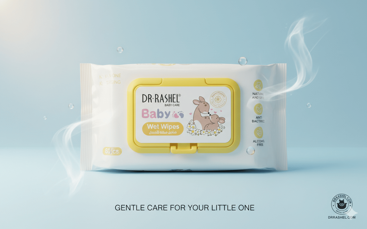 DR. RASHEL Baby Wet Wipes 80 pcs H41 \ 6971764156361 - Image 1
