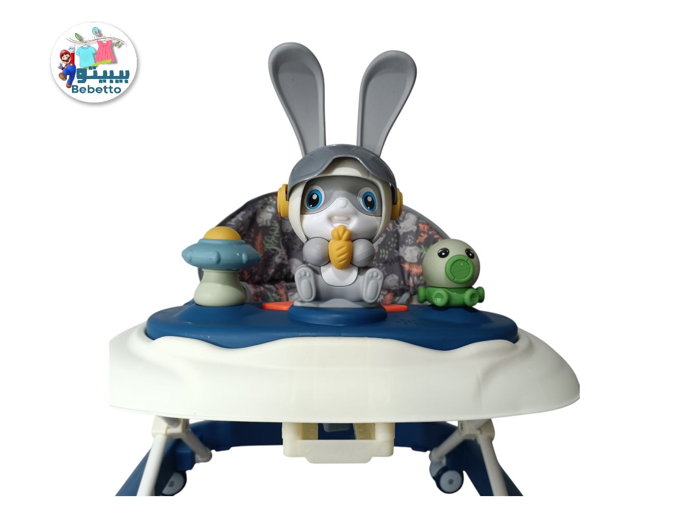 Baby Walker Sit-to-stand Learning Walk Seat Early Educational Multifunctional Music Foldable Baby Walker -Z26 \ F047547 - Image 3