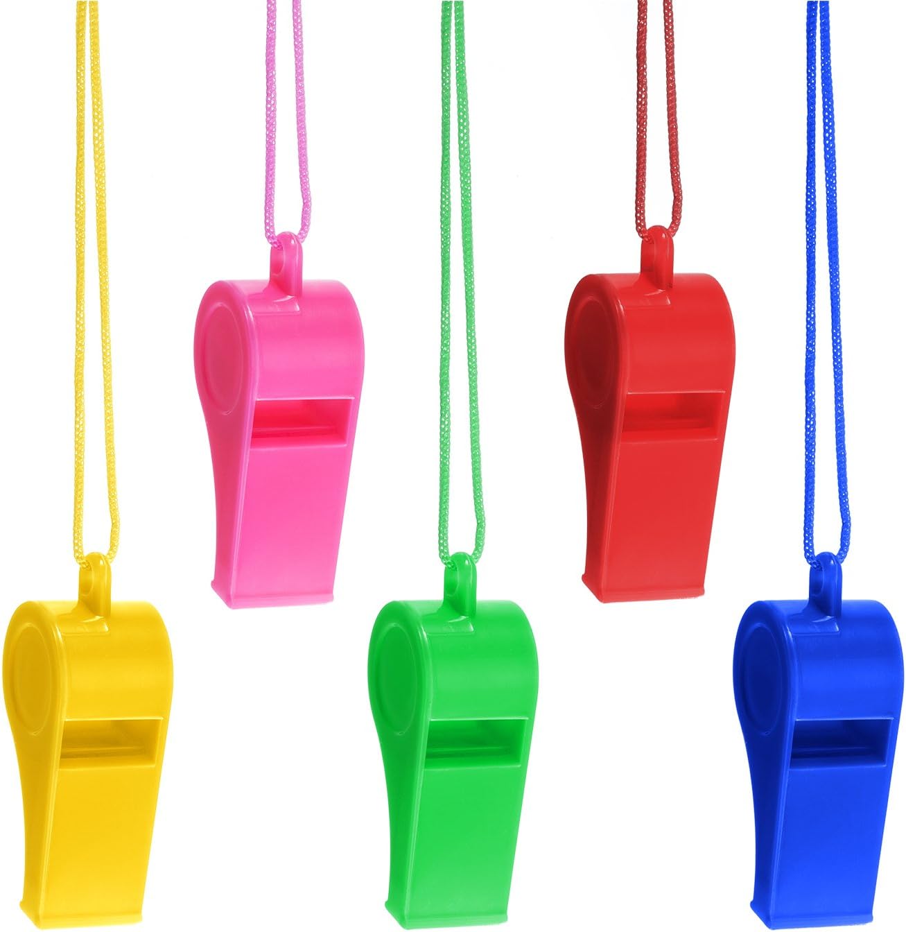 Colorful Plastic Whistles Training Whistle with Lanyards -F2 \ F020124 - Image 3