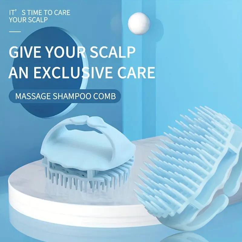 Scalp Massager Shampoo Brush, Scalp Brush For Hair Care, Silicone Scalp Exfoliator For Dandruff Removal, Scalp Care Scrubber For Both Wet Dry Hair, Suitable For Men & Women -B6 \ 6942772700570 - Image 5