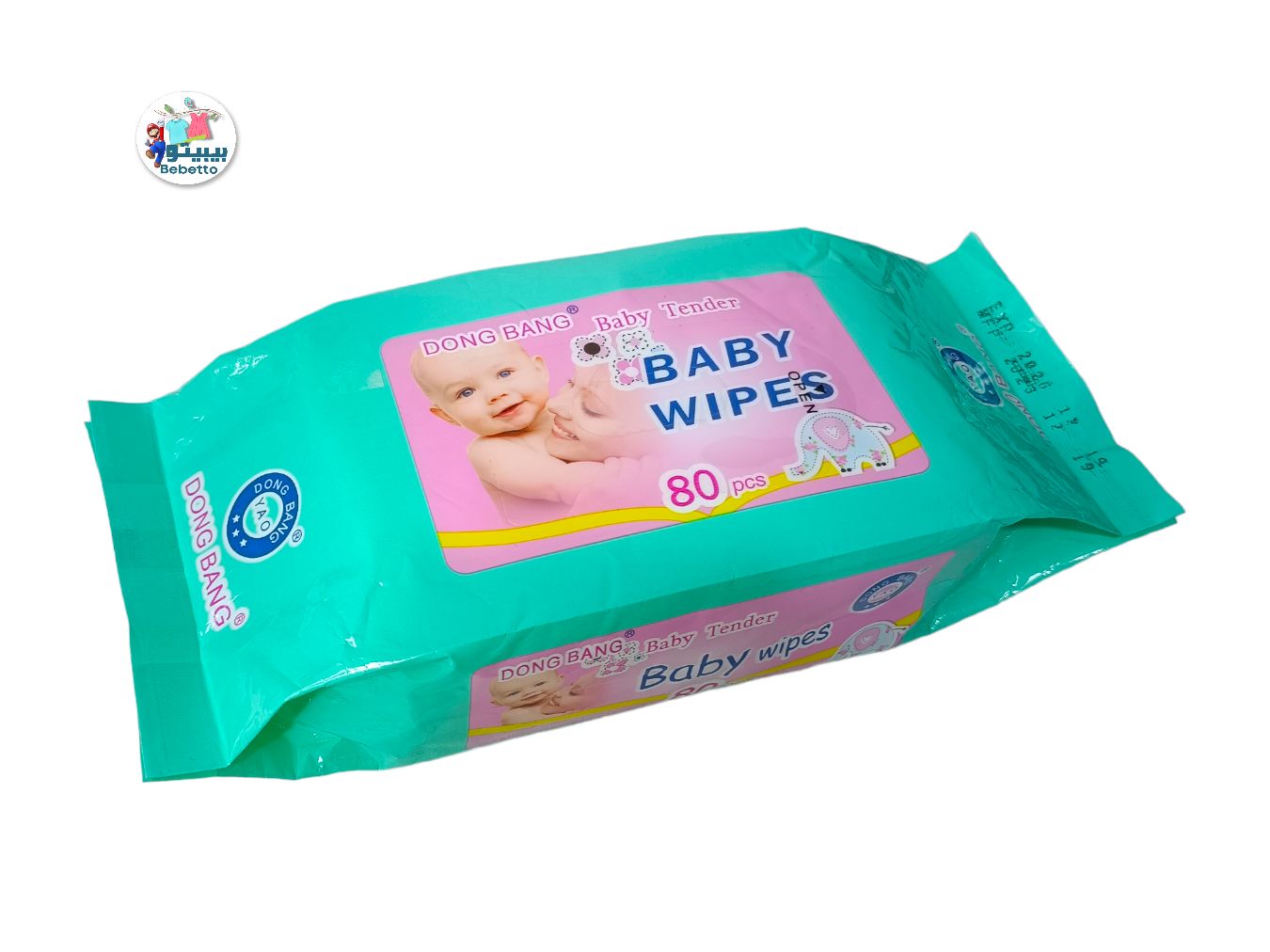 Dongbang Baby Wet Wipes 80 pcs Scented and Unscented Extra Soft Alcohol Free Kids Wet Tissue -Y9 \ 6934478498264 - Image 1