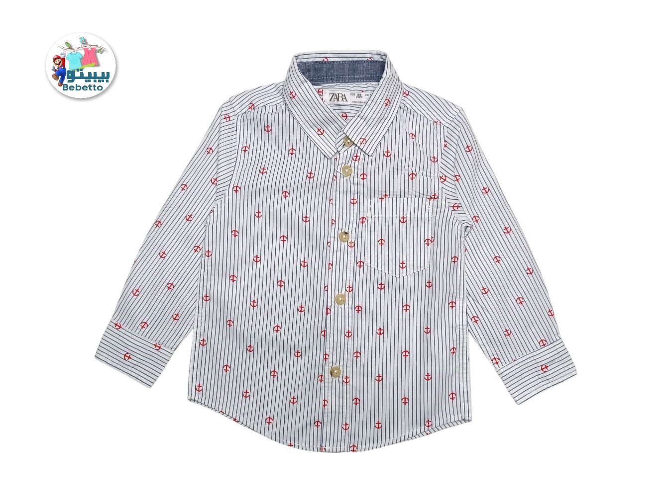 BOYS COTTON SHIRT 150C \ E1215894 - Image 1