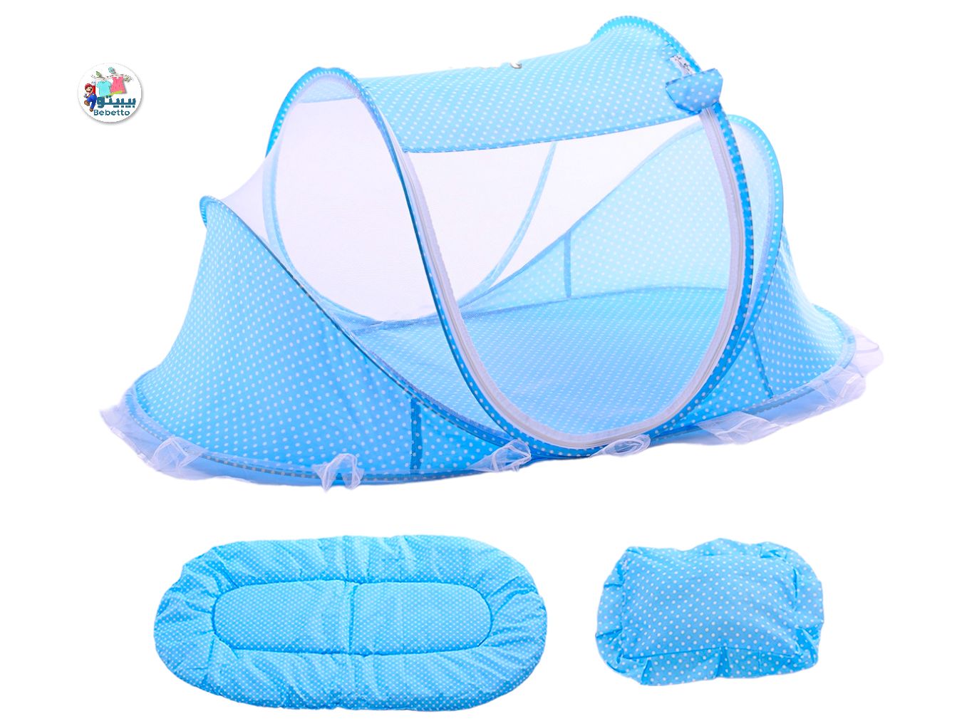 Portable Folding Baby Travel Bed Crib Netting Kids Cots Newborn Foldable Sleeping Bed Mosquito Net Play Tent House 1750B \ 21539 - Image 1