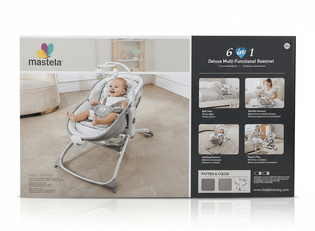 Mastela 6-in-1 Deluxe Multi-Functional Bassinet Z23 \  F9219403 - Image 1