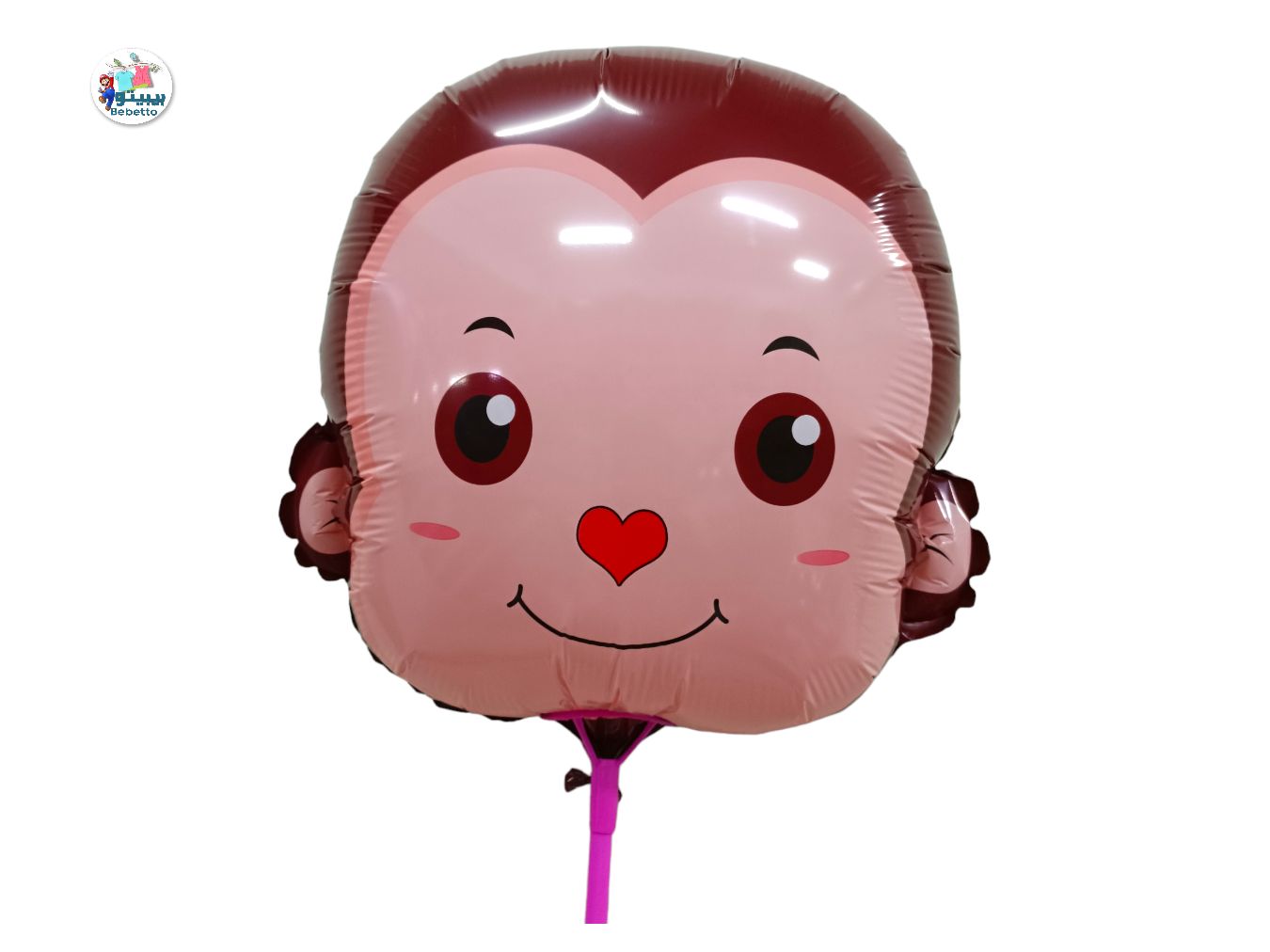 Foil Animal balloon Monkey Head Shaped Easter Balloon -Z67 \ D1103539 - Image 1
