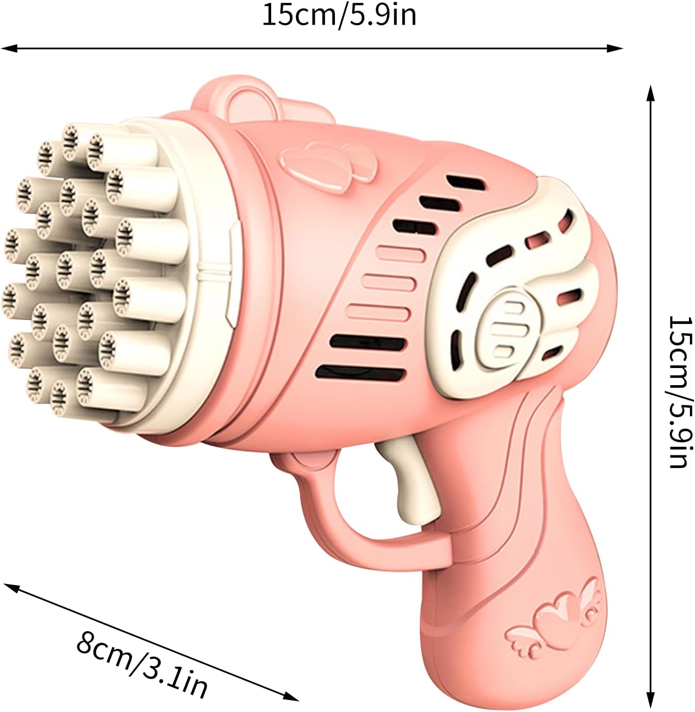 Automatic Gatling Bubble Maker Kids Outdoor Electric Bubble Machine Toys for Boys Girls Birthday Gift, for Party, Spring Outing C28 \ E1110184 - Image 7