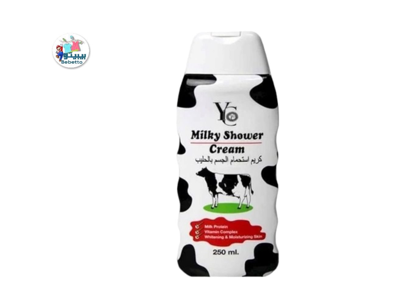 YC MILKY SHOWER CREAM WITH FREE SPONGE 250ML D42 \ 8857101129619 - صورة 1