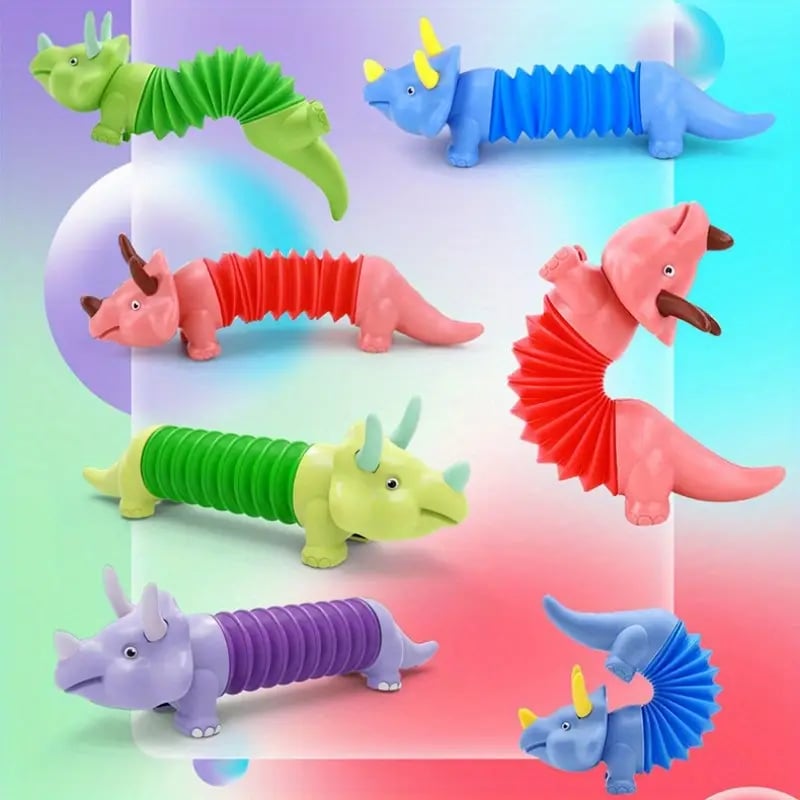 Animal Cartoon Dinosaur Stretch Toy, Assorted Flexible Stress Relief Toy Gift -A13 \ E1102198 - Image 4