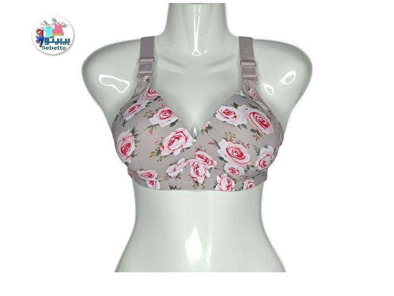 Women's bra without wire support - C cup 800E \ E1210346 - صورة 1