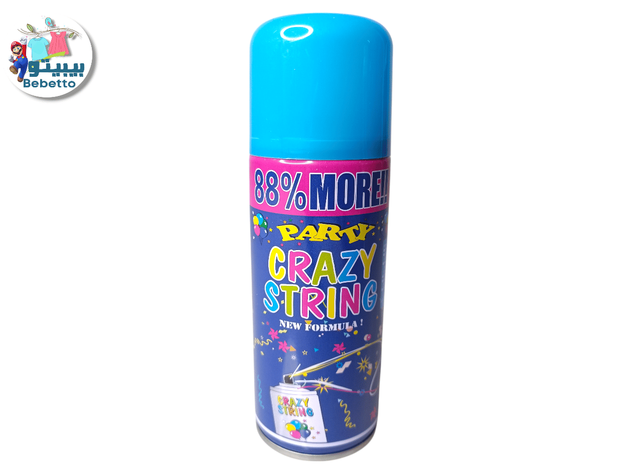 Party Crazy String Spray Fun Party Streamer Spray 250ml -E43 \ 6972314640057 - صورة 1