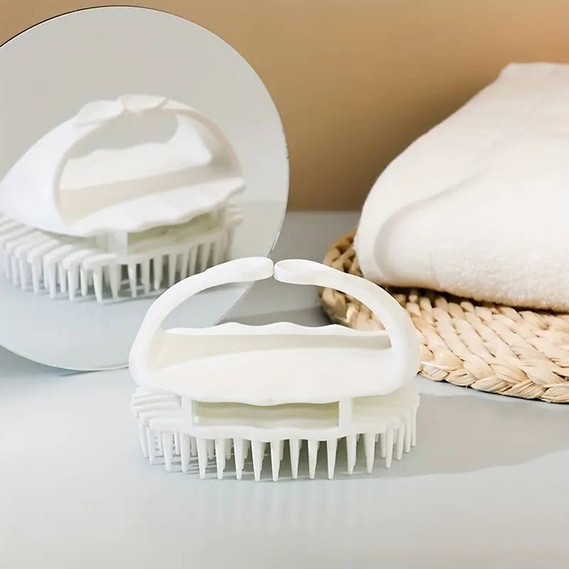 Scalp Massager Shampoo Brush, Scalp Brush For Hair Care, Silicone Scalp Exfoliator For Dandruff Removal, Scalp Care Scrubber For Both Wet Dry Hair, Suitable For Men & Women -B6 \ 6942772700570 - صورة 4