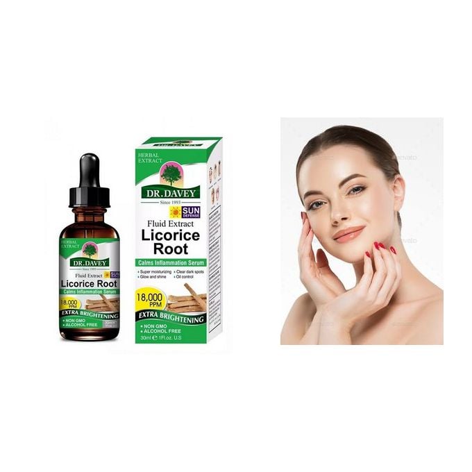 Dr.Davey Fluid Extract Licorice Root Calms Inflammation Serum, 30ml D42 \ 6921199117550 - Image 2