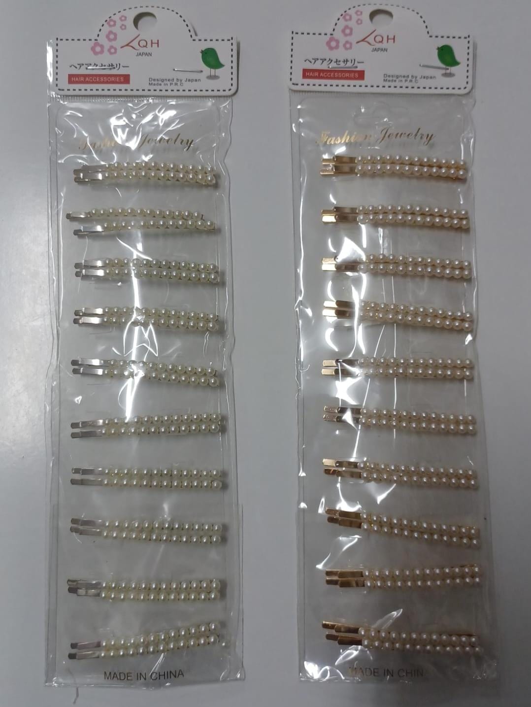 QH brand pearl hair clips D5 \ G021123 - Image 1