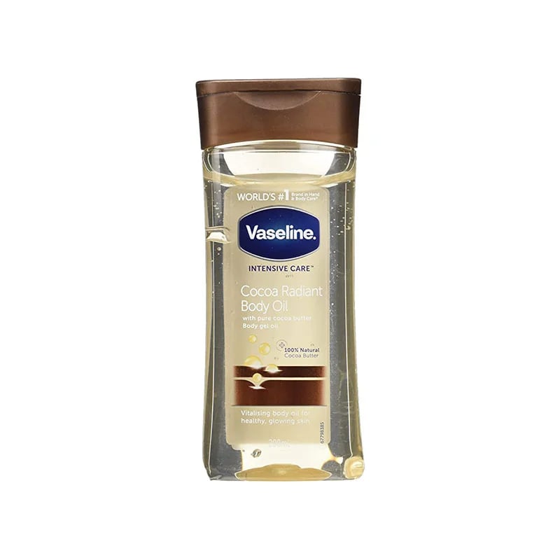 Vaseline Cocoa Radiant Body Oil – 200ml- D41 \ 8712561485579 - Image 1