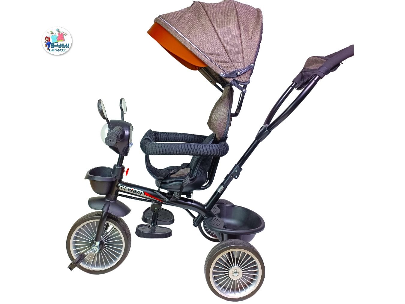 Baby 4in1 Cycles kids tricycle children ride-on toy steel frame three wheels cycle for girls and boys -Z21 \ E5185681 - Image 1