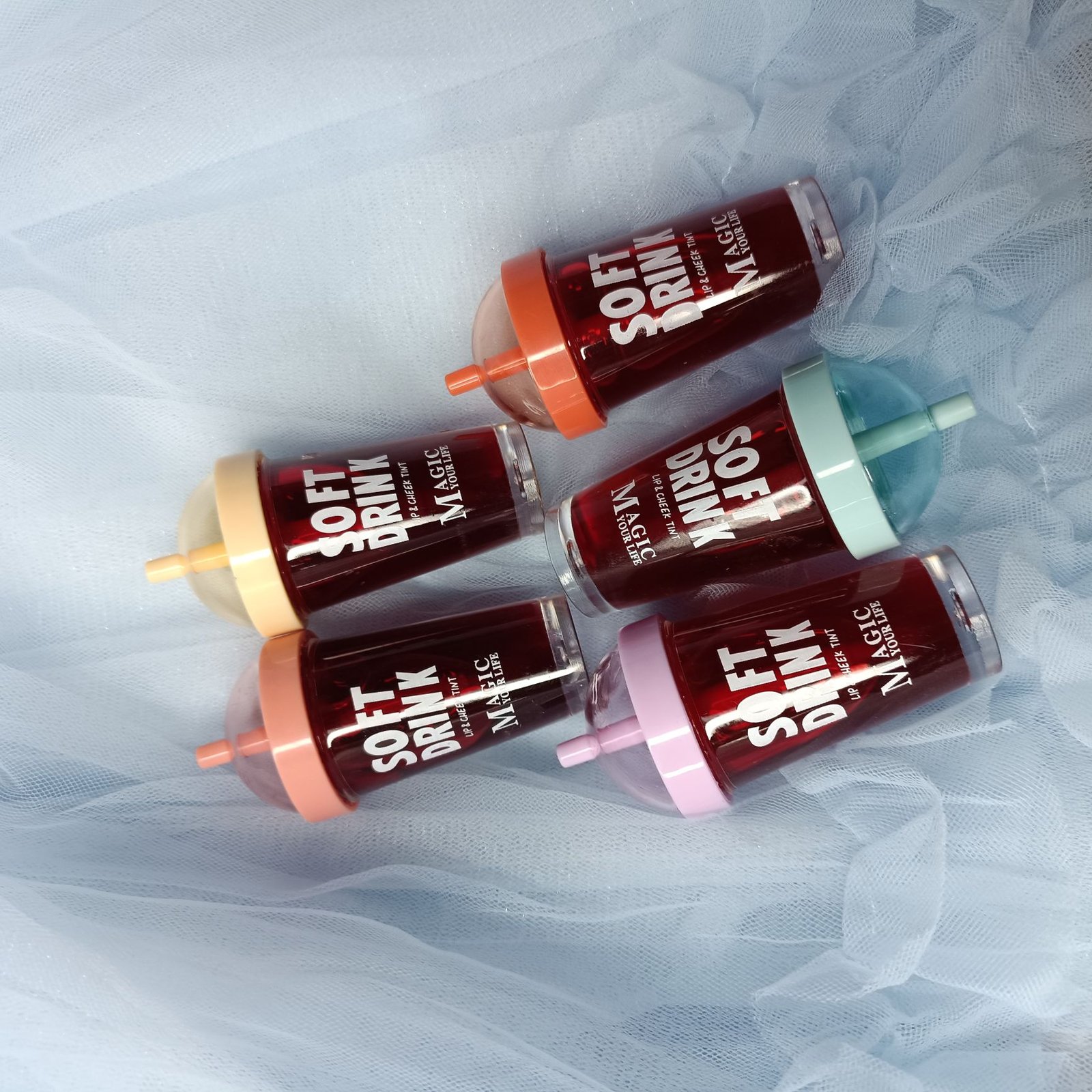 Lipstick Matte 5 Color Ice Cream Liquid Lip Glaze Cute Red Waterproof Long-lasting Lip Gloss Makeup Cosmetics -D42 \ 6982732596072 - Image 7