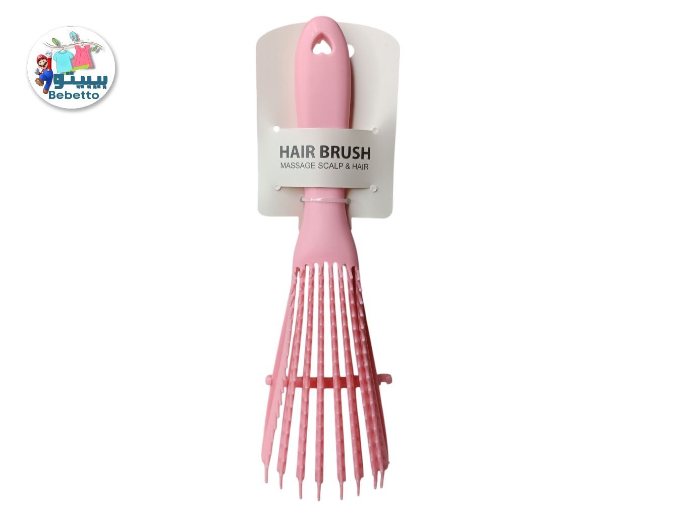 Natural Hair Detangler Brush 8 Rows Vent Detangling Brush For African America 3a To 4c Kinky Wavy Curly Coily Wet Dry Hair -F32 \ D010696 - Image 12
