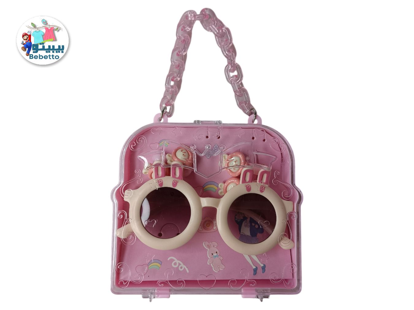 Children's Cartoon Sunglasses and Hair Ties Set C28 \ F414311 - Image 4