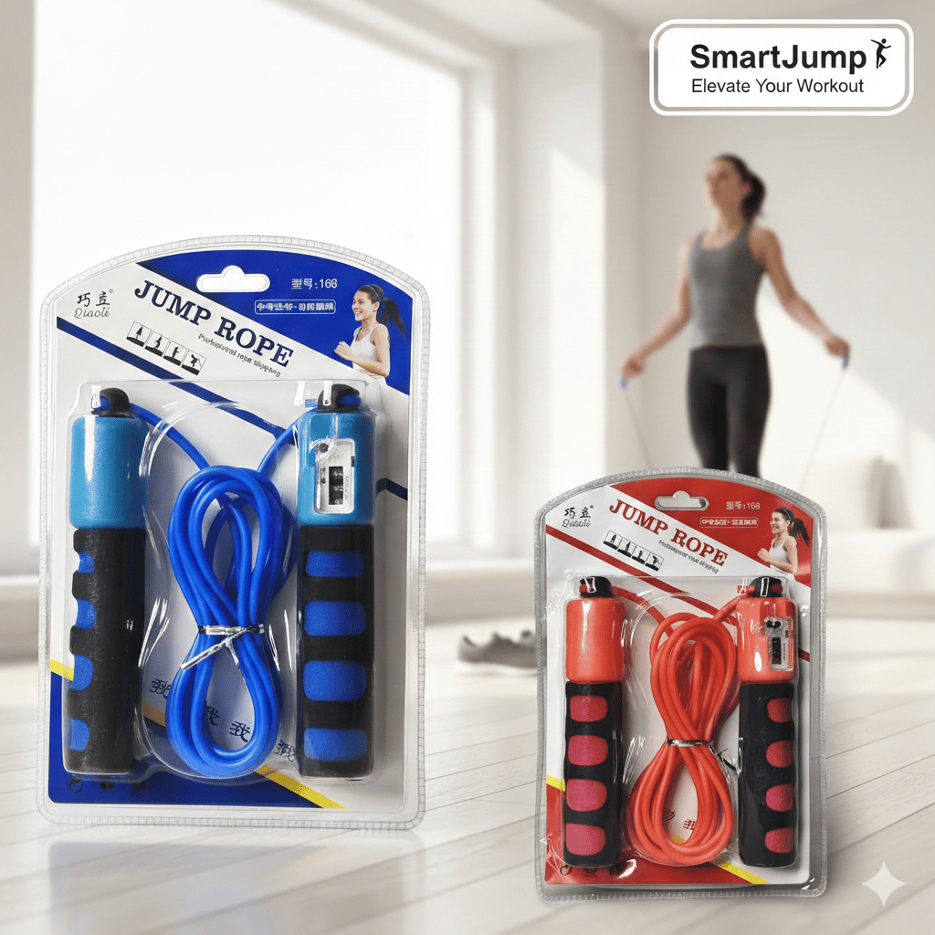 Skipping Rope Automatic Jump Counter Adjustable Skipping Jumping Rope F32 \ 6926648701687 - Image 2