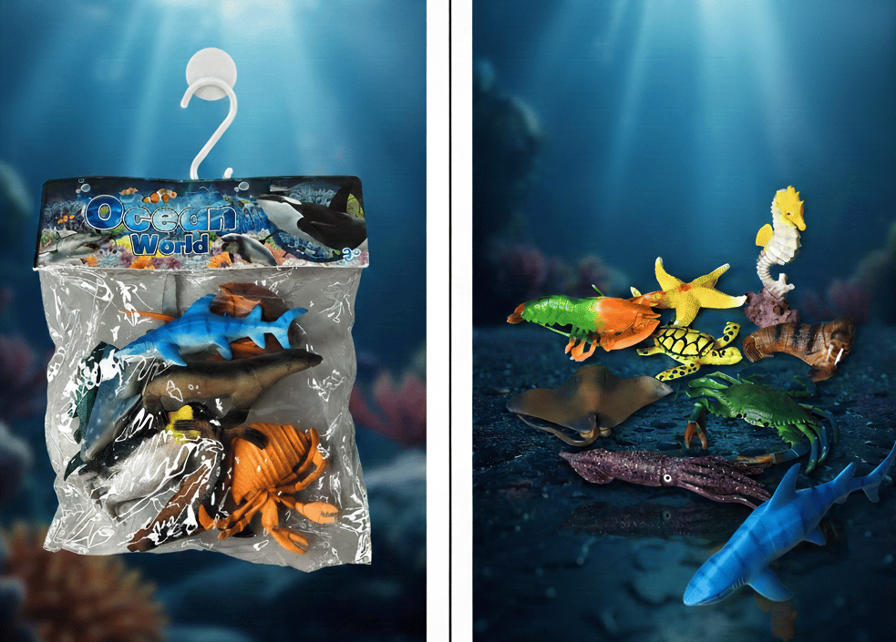 Ocean World plastic sea animal toys F23 \ G011210 - Image 1