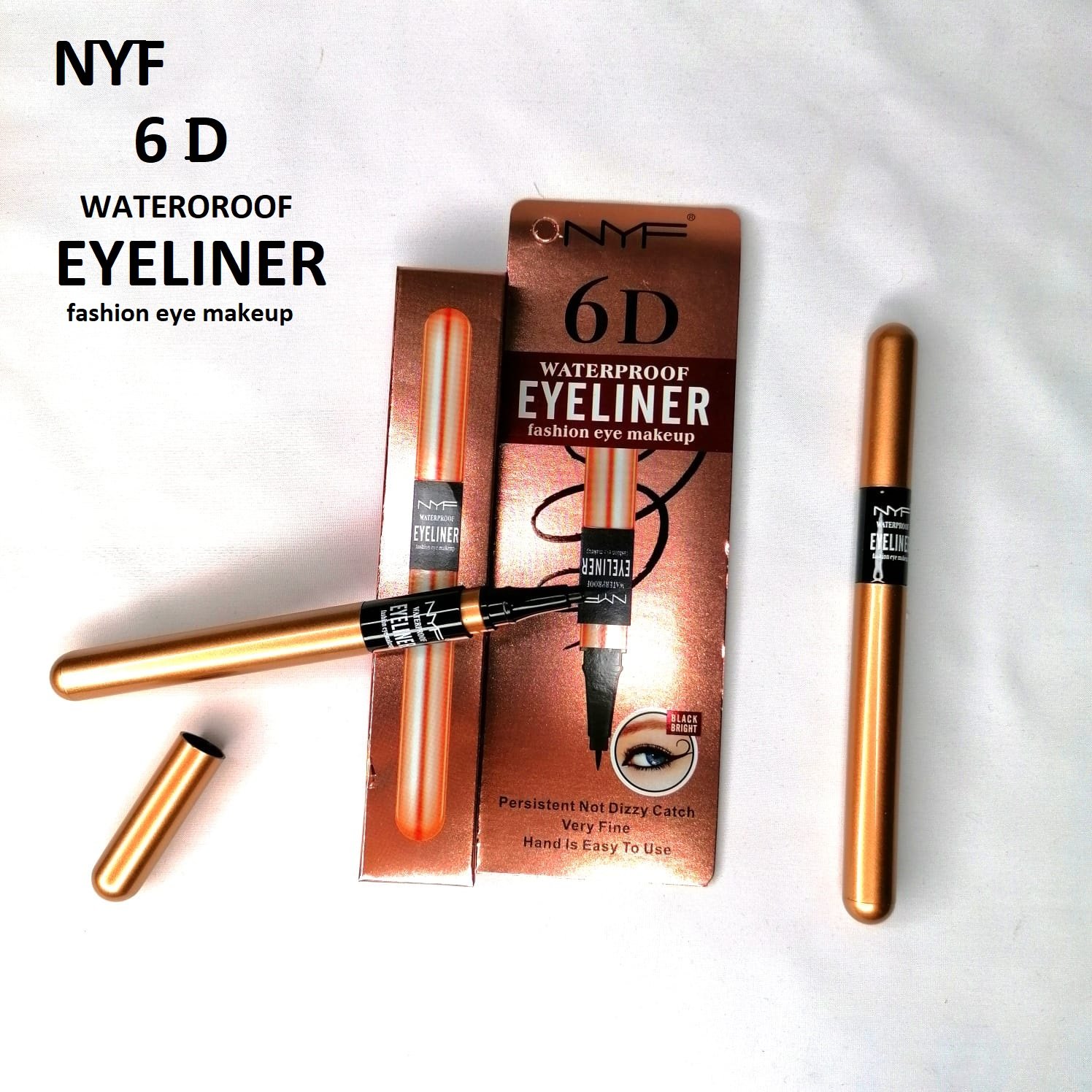 NYF 6D WATERPROOF EYELINER FASHION EYE MAKEUP -F23 \ 6972290985425 - صورة 1