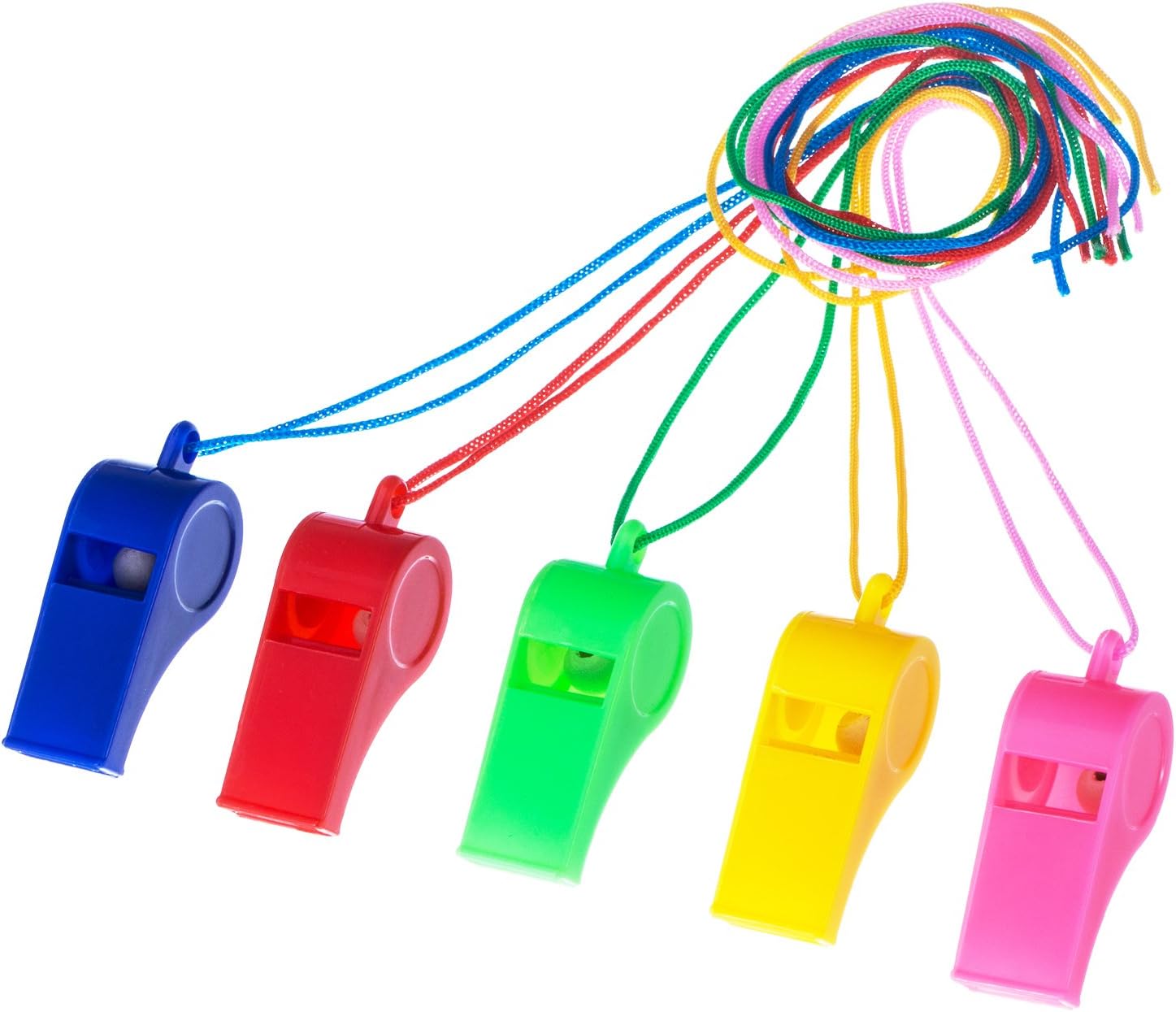 Colorful Plastic Whistles Training Whistle with Lanyards -F2 \ F020124 - Image 4