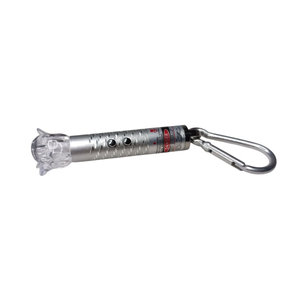 2in1 LED Flashlight With 5mW Red Laser Pointer D11 \ F010283 - Image 6