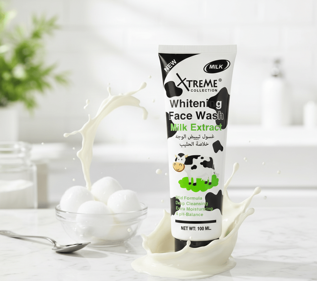 Xtreme Collection Milk Whitening Face Wash (100 ml) F42 \ 8858854602923 - Image 1